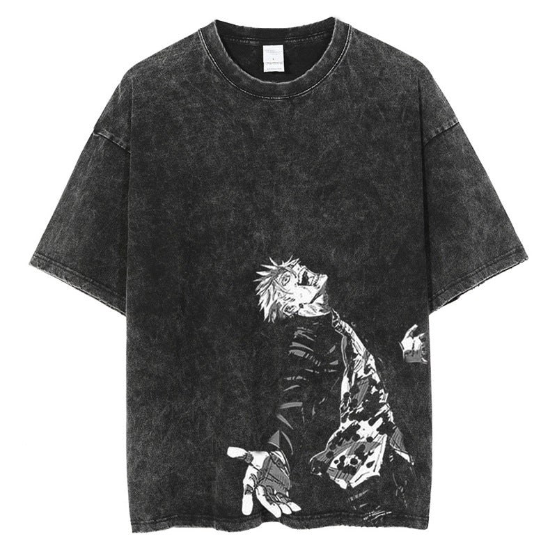 Tharajukuprintshirtmen-Anime-Strshirttgraphicvintage