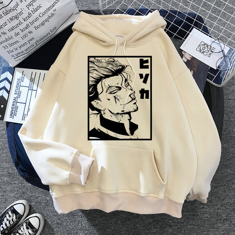 Hunter Series Anime Printed Peripheral Men's and Women's Pullover Sweatshirts Casual Hoodies Anime Hoodie