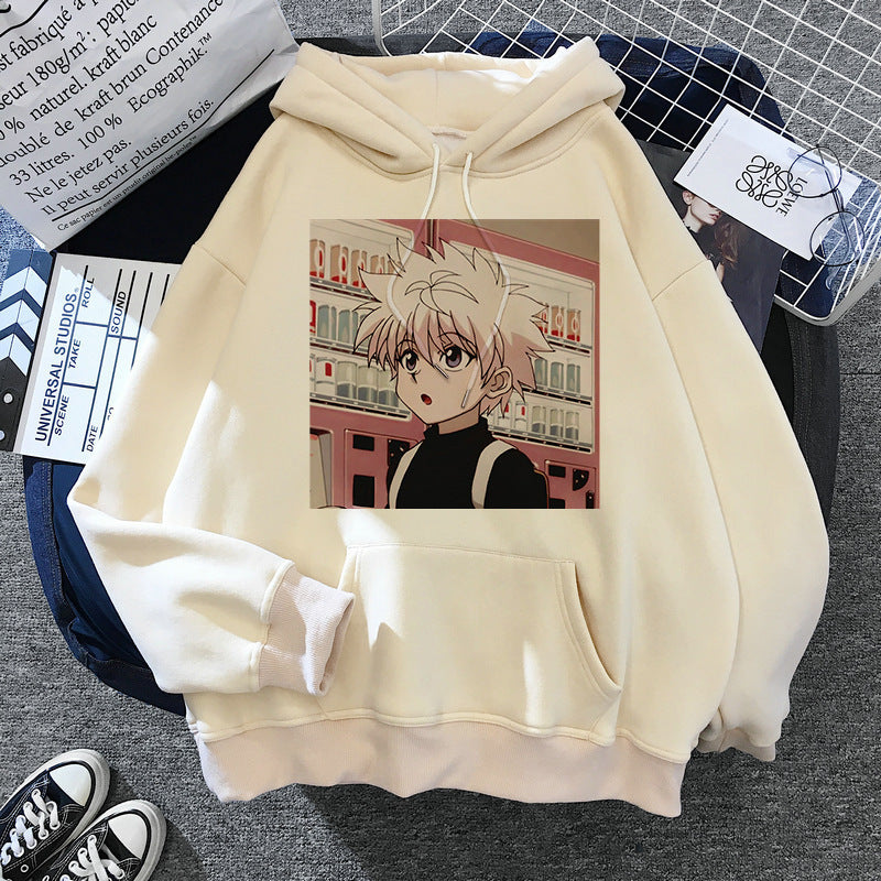 Hunter Series Anime Printed Peripheral Men's and Women's Pullover Sweatshirts Casual Hoodies Anime Hoodie