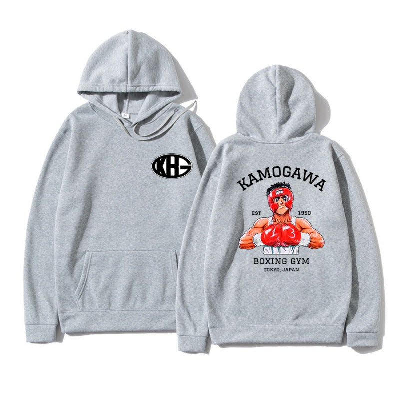 [Cross-border European Code] Anime Hajime No Ippo Kamogawa boxe Hoodie