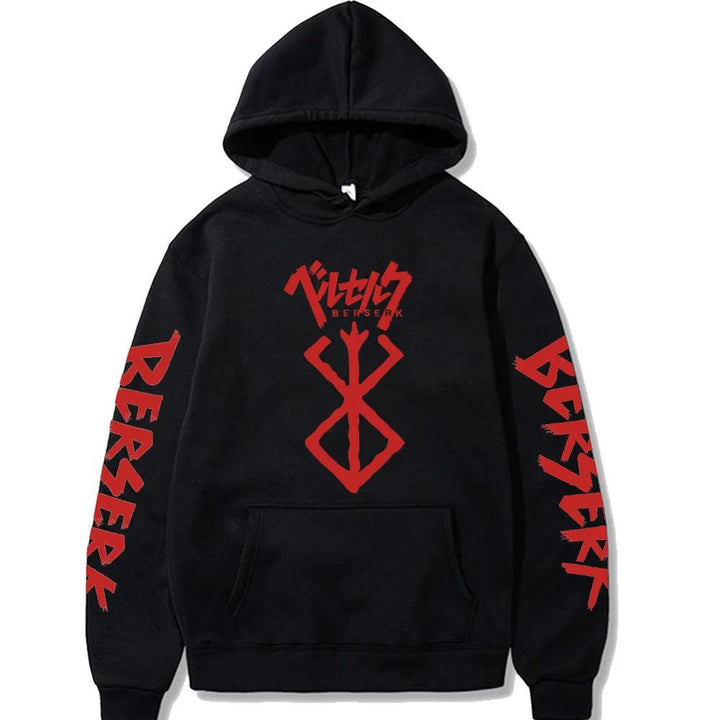 Anime Manga Berserk Cool Guts Eyes Hoodies Sweatshirts Harajuku