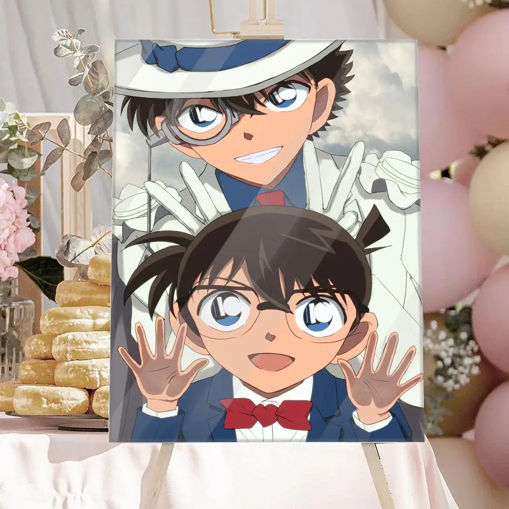 Anime Detective-Conan Poster HD Art Sticky Wall Waterproof Home Anime Movie Singer Living Room Bedroom Bar Aesthetic Decoration