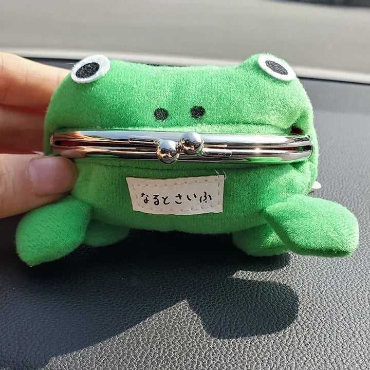 Anime Frog Wallet Coin Purse Key Chain Cute Novelty Adorable Cartoon Cosplay Figure Bag Accessories Gifts