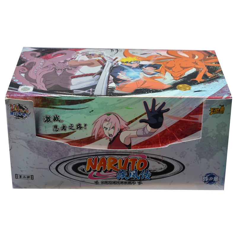 KAYOU Original Anime Naruto Cards Chapter Of The Array Box Added SE Ninja World Collection Cards Toys