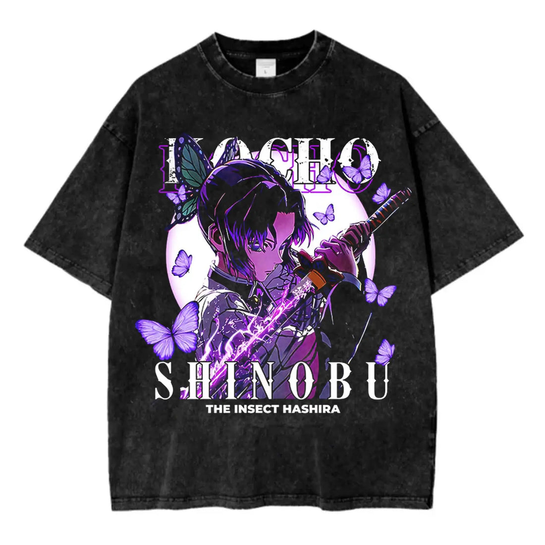 Vintage Wash Anime Shirt, Graphic Anime Tee, Anime Apparel, Anime Shirt, Otaku Anime Gift, Aesthetic Anime
