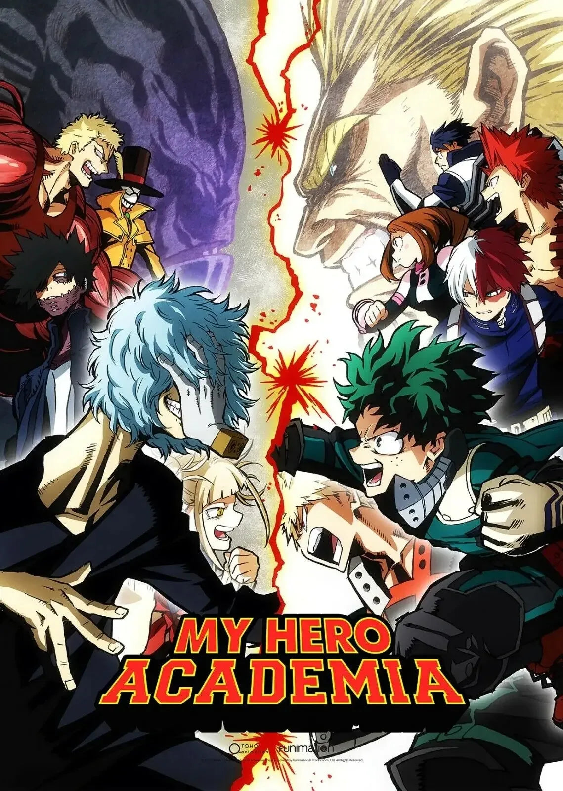 Japanese Anime My-Hero-Academia Poster Cartoon Manga Canvas Painting Wall Art Pictures Home Kids Room Decor Gift