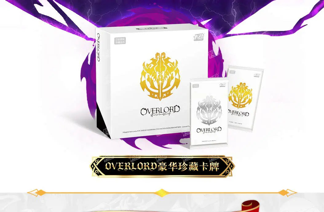 KADONG Official OVERLORD Anime Trading Cards Wave 1 Ainz Albedo Shalltear Demiurge Cocytus Premium Collectible Cards For Fans