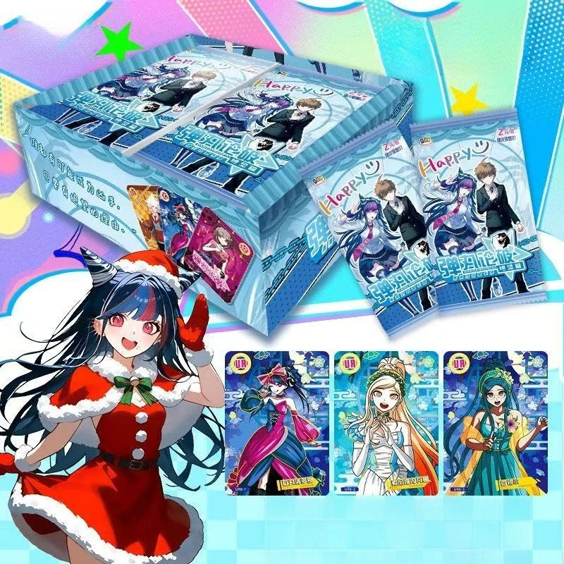 Danganronpa Collectible Cards Cartoon Kirigiri Kyoko Cards Full Box Display and Collection Anime Merchandise Holiday Gift