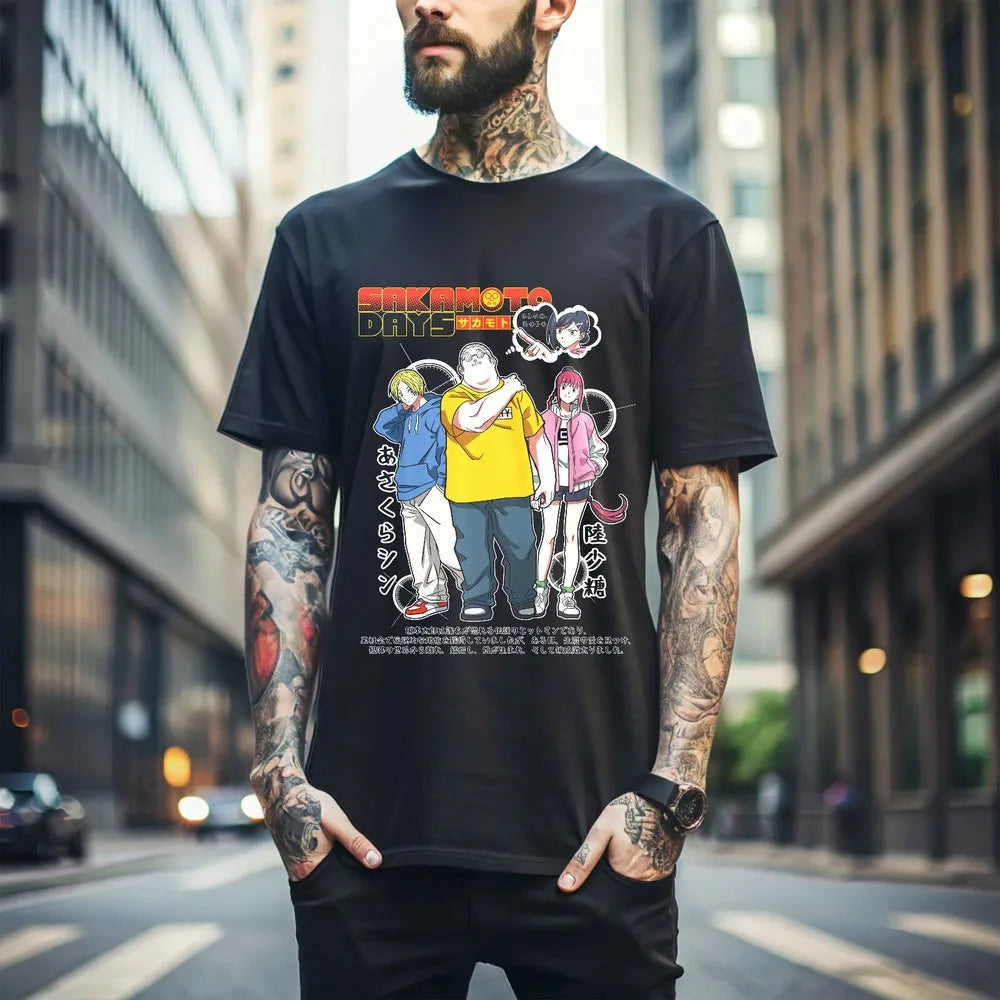 Sakamoto T-Shirt Days Taro Sakamoto Nagumo Sakamoto Days Gift Shirt All Size 437