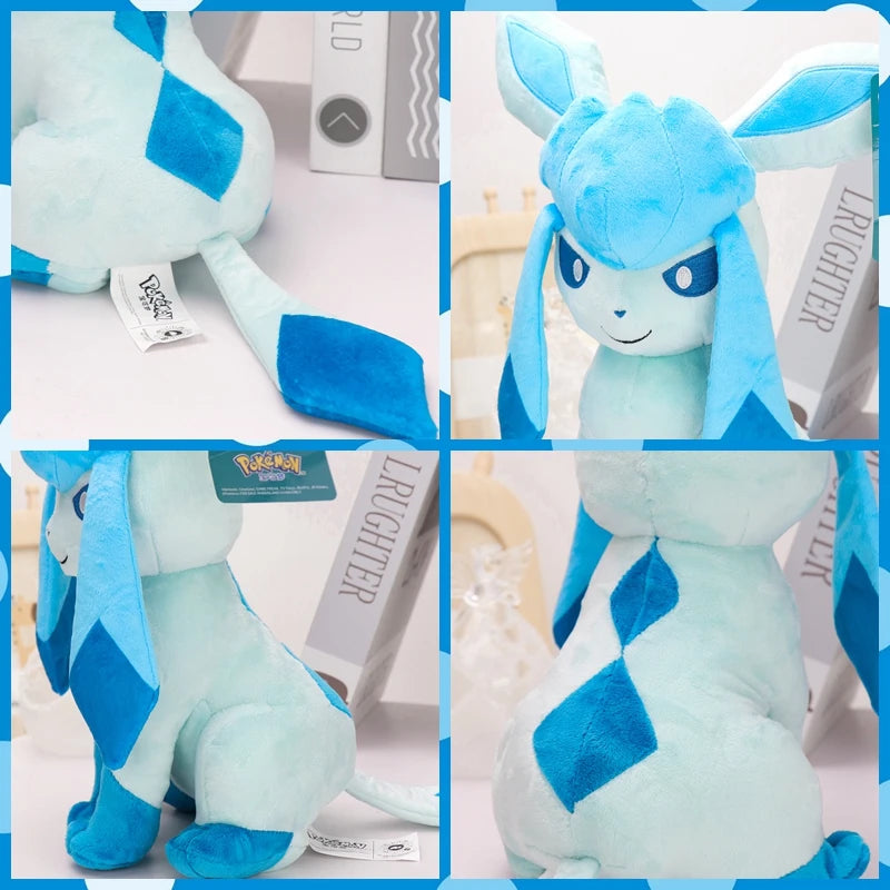 POKEMON Original Big Size Eevee Umbreon Sylveon Leafeon Espeon Glaceon Plush Toy Anime Stuff Doll Collection Kawaii Gift for Kid