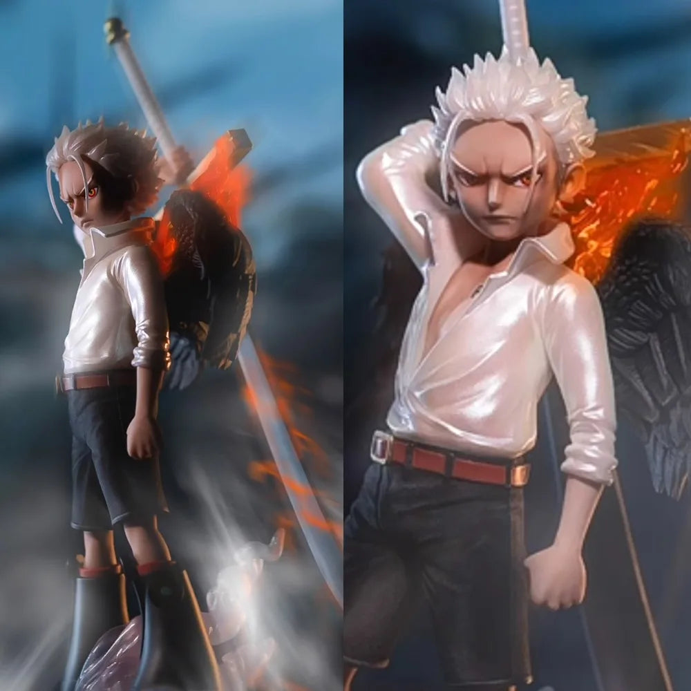 Anime One Piece Figure Seraphim Dracule Mihawk Action Figure PVC Collection Model Toys Gifts 16cm
