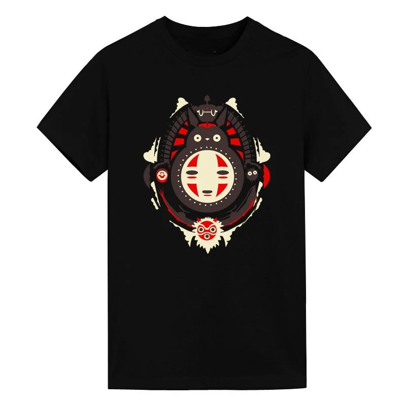 Totoro Anime Cotton T-Shirt