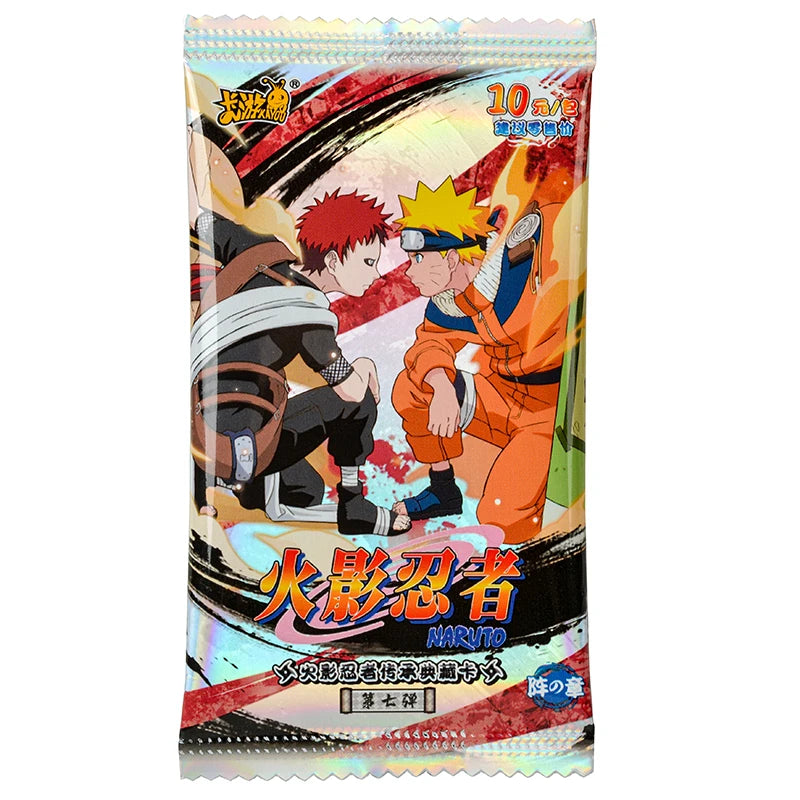 KAYOU Original Anime Naruto Cards Chapter Of The Array Box Added SE Ninja World Collection Cards Toys