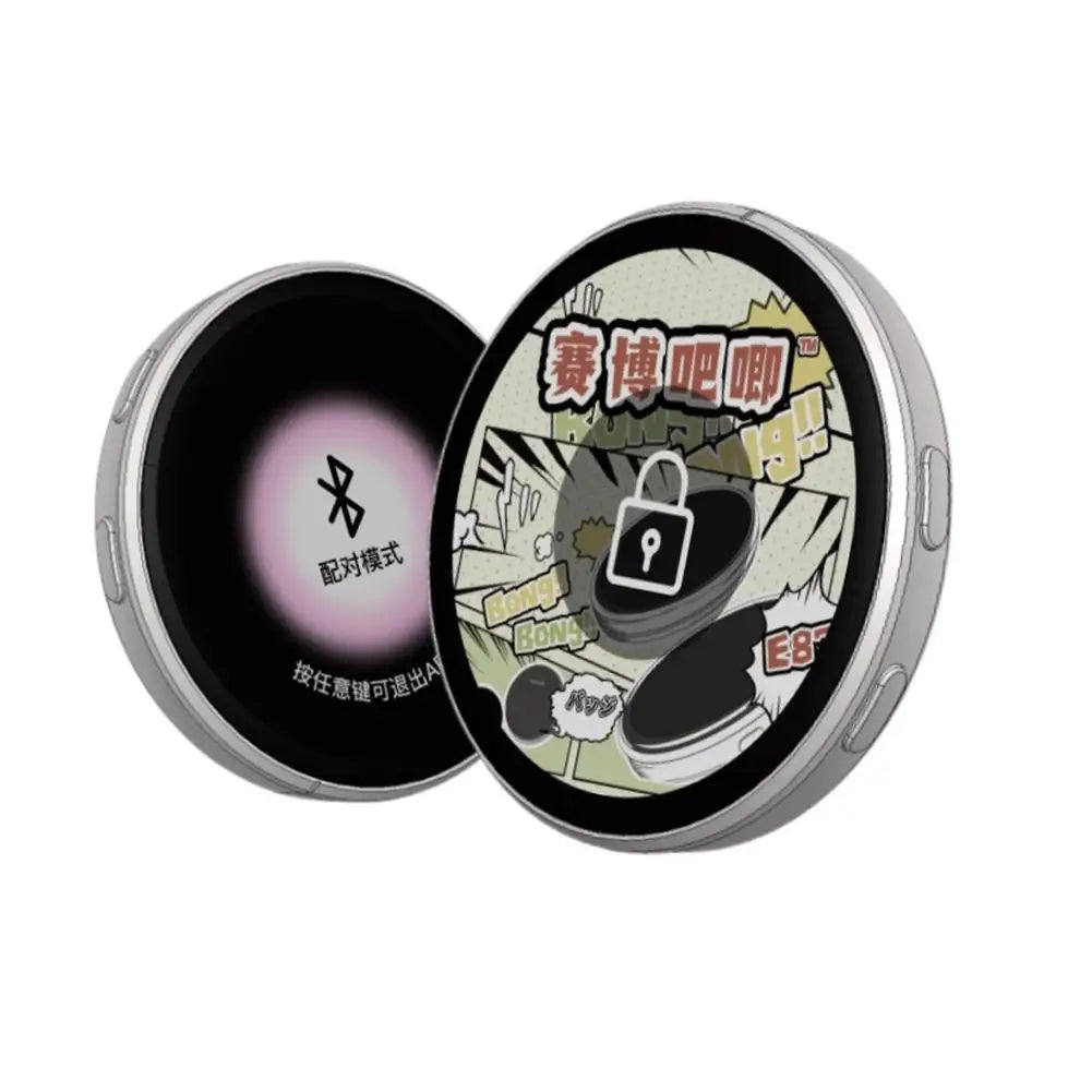 Smart Dynamic Electronic Display Anime E-Badge Anime Merchandise Digital Display Brooch Pin Gifts For Anime Lovers -1.85 Inch