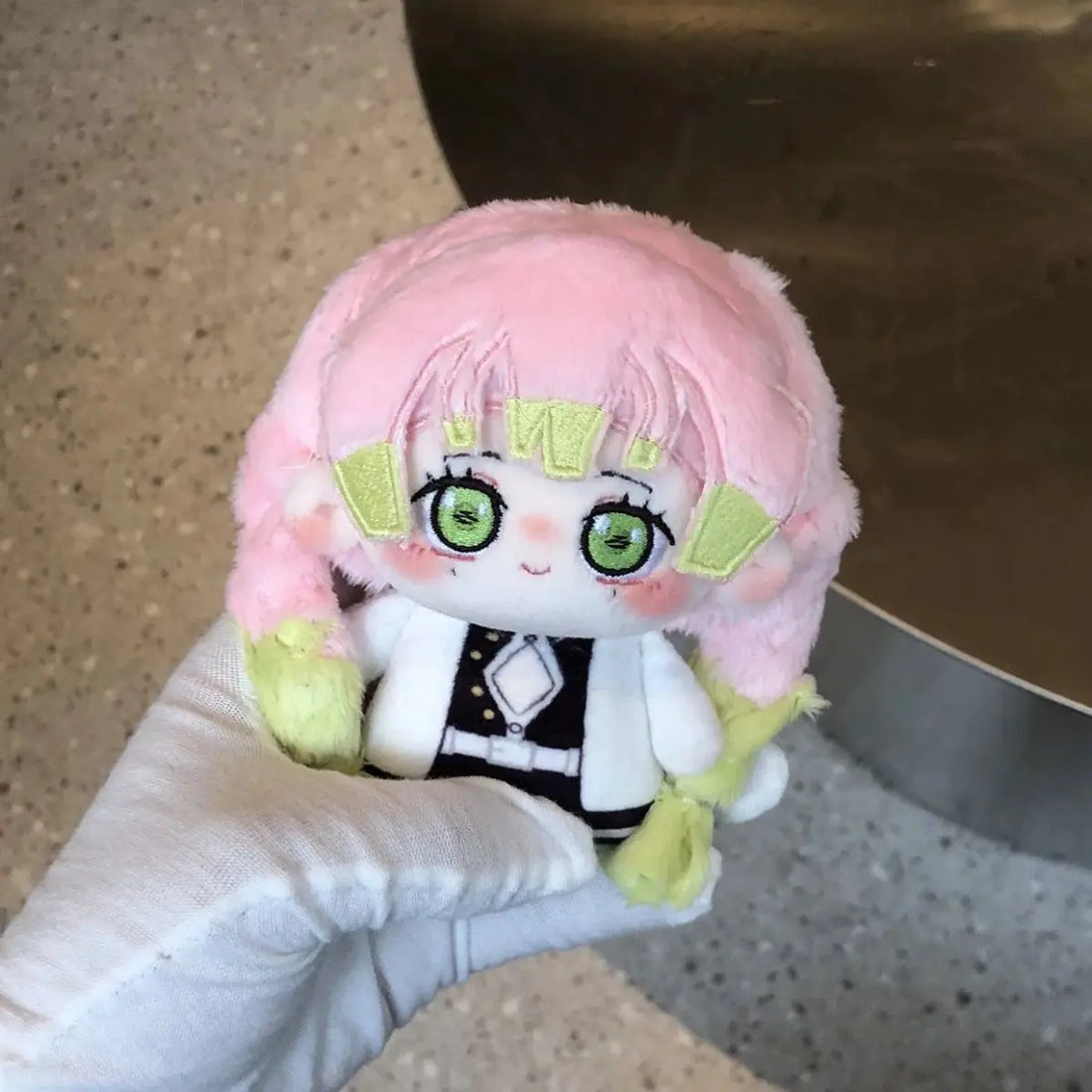 Demon Slayer Attribute Kanroji Mitsuri / Tokito Muichiro / Kocho Shinobu Kanroji 10cm NuNu Body Plush Doll Keychain Pendant
