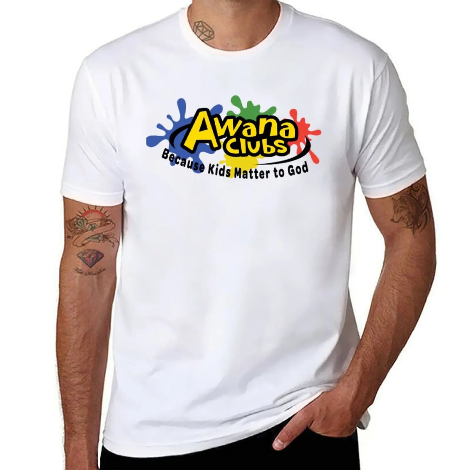 awana club T-Shirt graphic t shirts for man anime t shirts for man T-Shirt