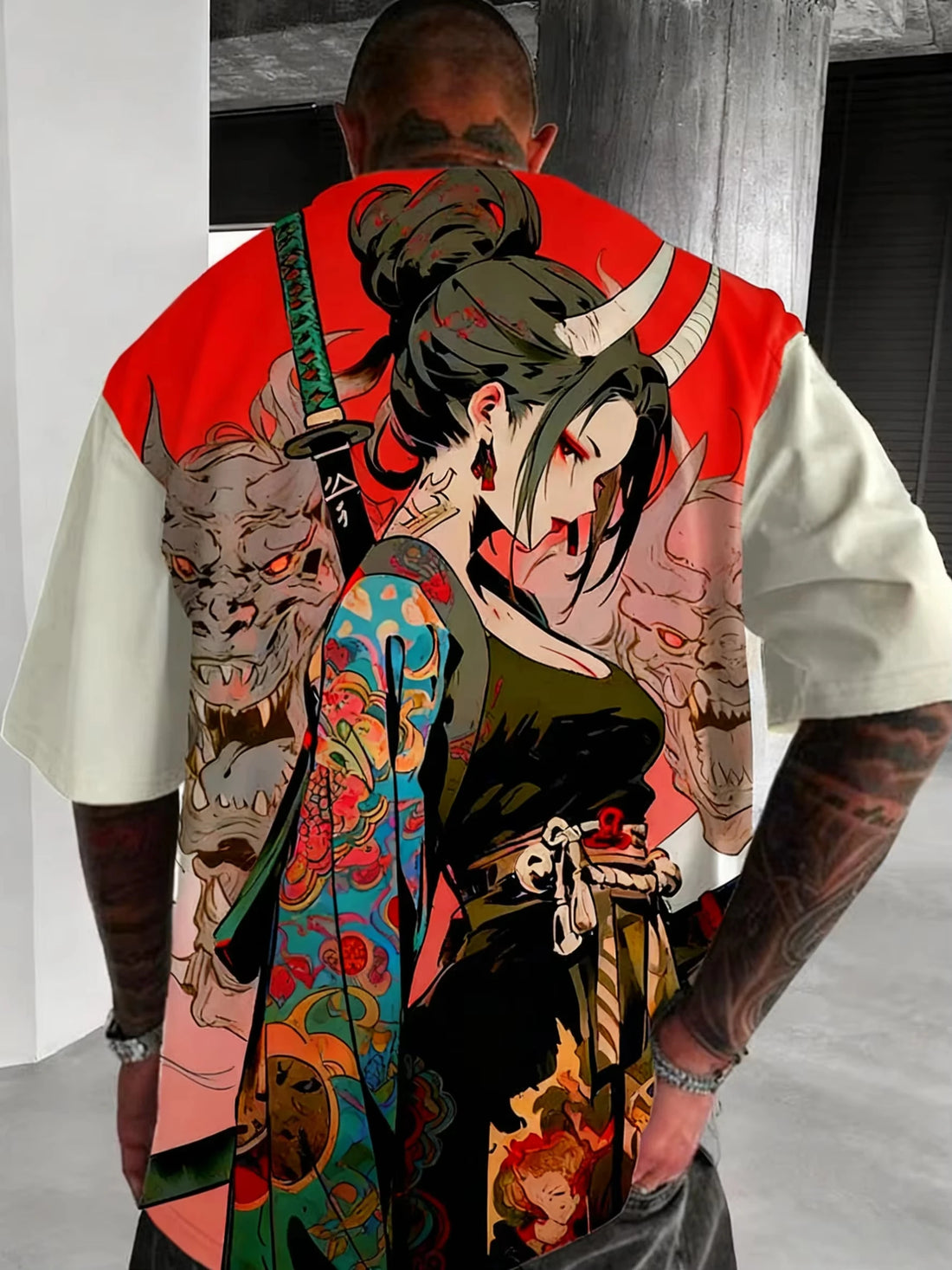 3D Print Japanese Anime Girl T-Shirt