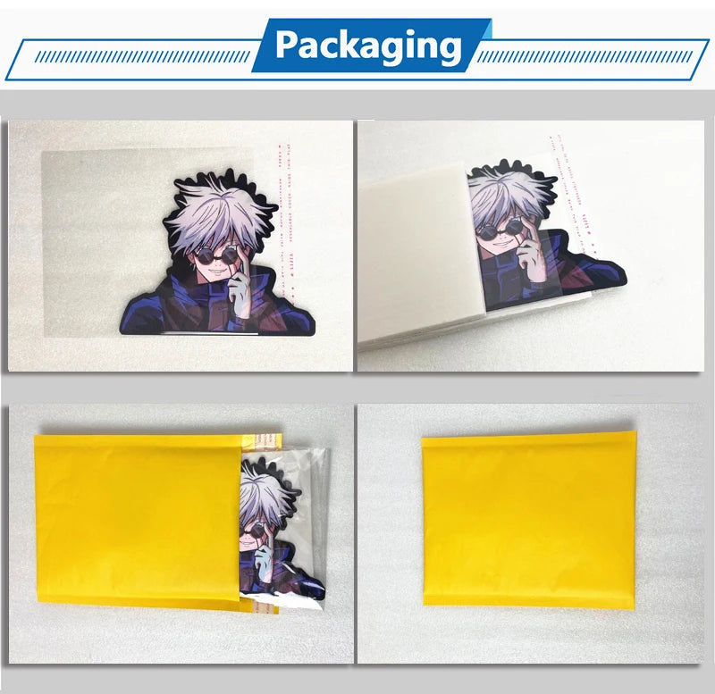 Anime Naruto Sticker 3D Gradient Uchiha Itachi  Motion Stickers Creative Car Sticker Notebook Luggage Waterproof Decal Toy