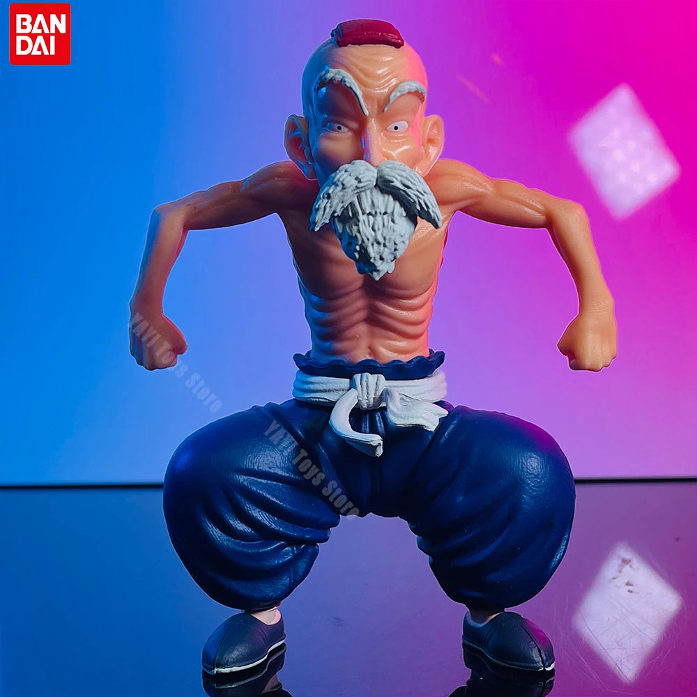 New Anime Dragon Ball Figure Master Roshi Action Figure Muscle Strengthening Form Toys Gifts PVC Model Collectible Ornament