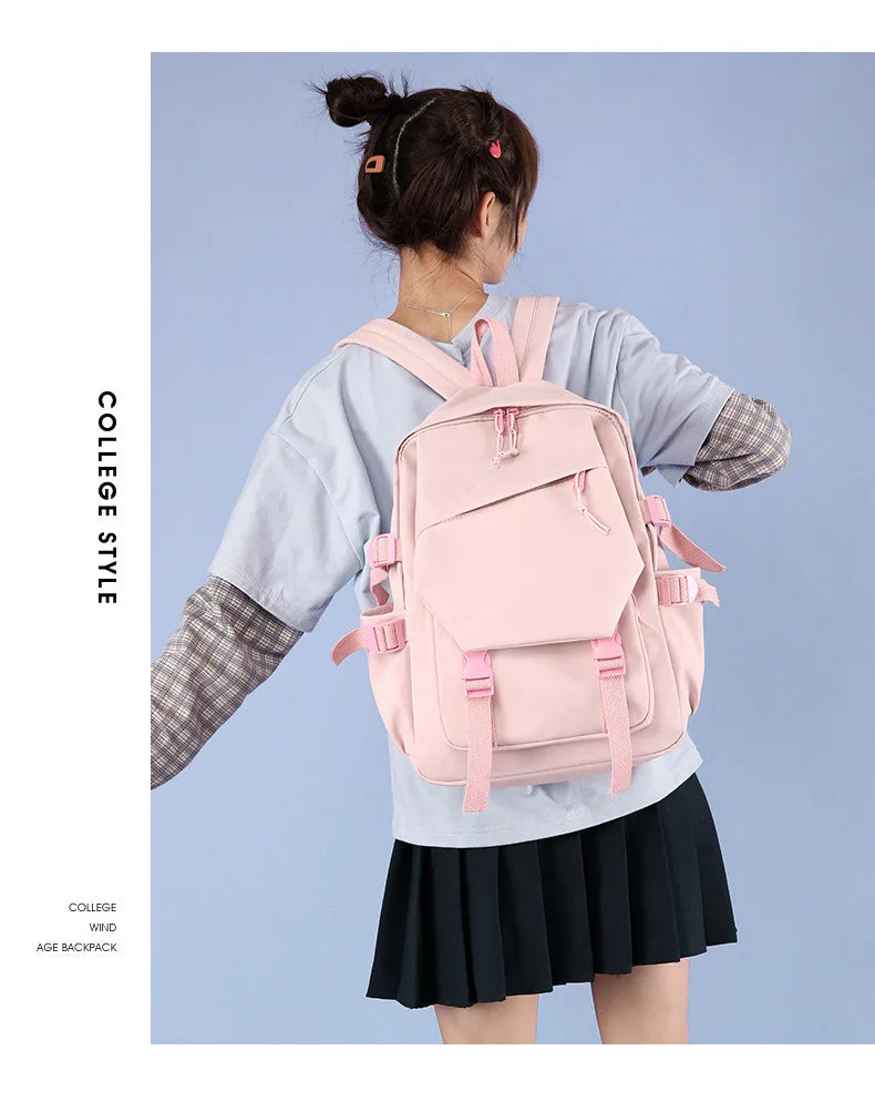 Arknights Backpack with Pain Pack Badge Set Anime Bag Teenagers Schoolbag Students Book Travel Bag Girl Boy Cosplay