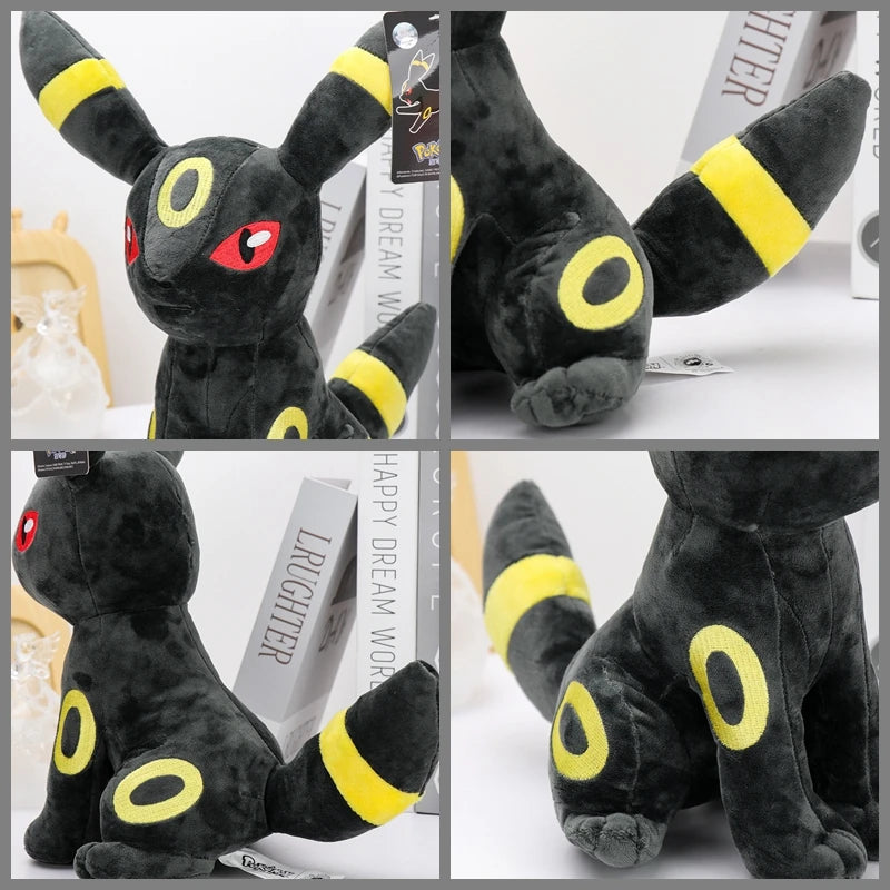 POKEMON Original Big Size Eevee Umbreon Sylveon Leafeon Espeon Glaceon Plush Toy Anime Stuff Doll Collection Kawaii Gift for Kid