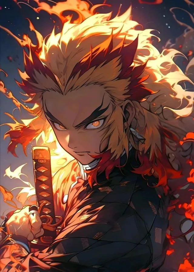 Demon Japanese Popular Classics Anime Character Posters Canvas Printing Wall Art Picture for Living Room Home Decor Gifts