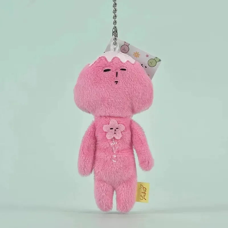 New Yukio Funny Plush Keychain Japanese Cartoon Doll Bag Charm Pendant Quirky Travel Souvenir Gift for Boys Girls Fans