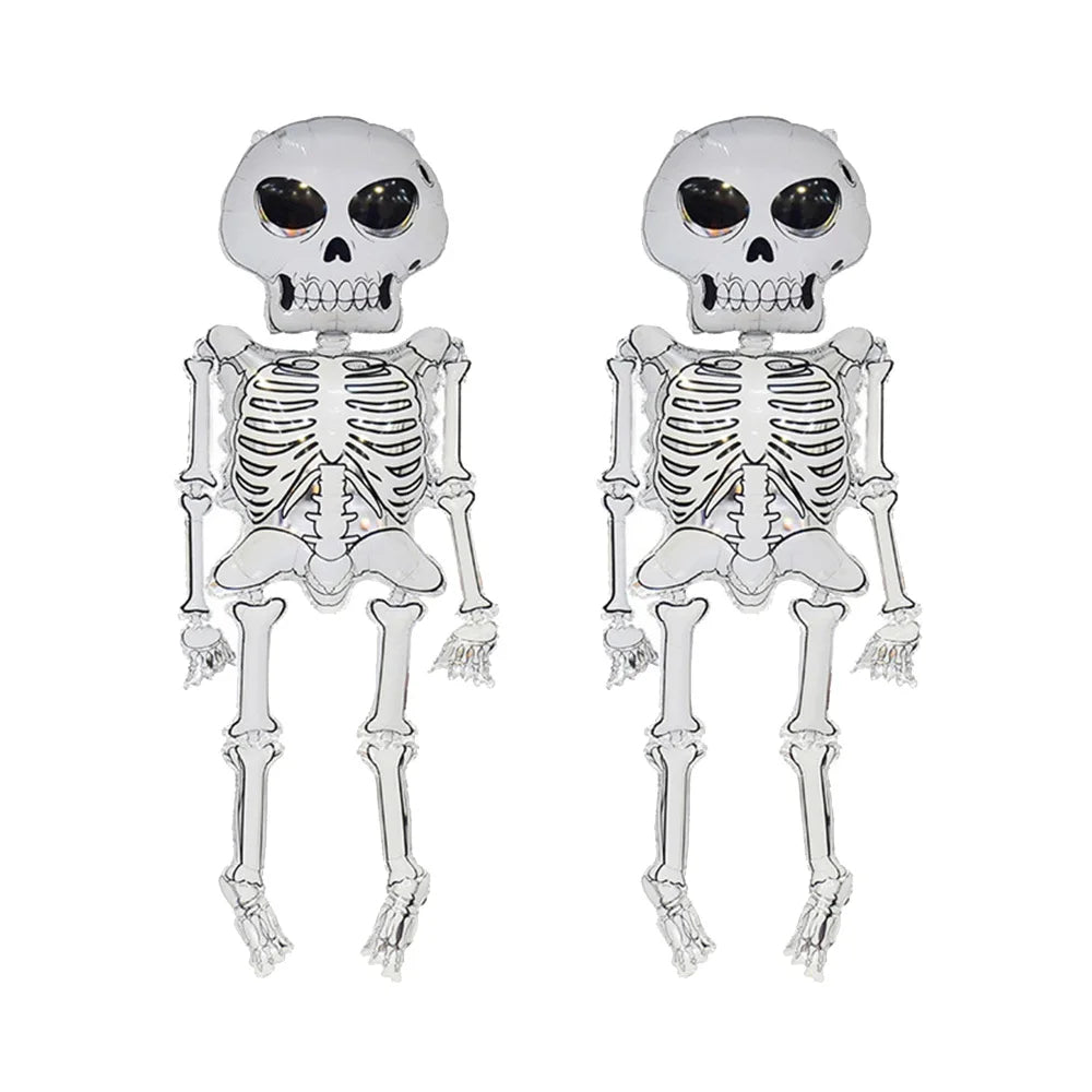 Large Halloween Standing Foil Balloons Haunted House Castle Skull Coffin Witch Mylar Balloon Halloween Party Decoration Balloon
