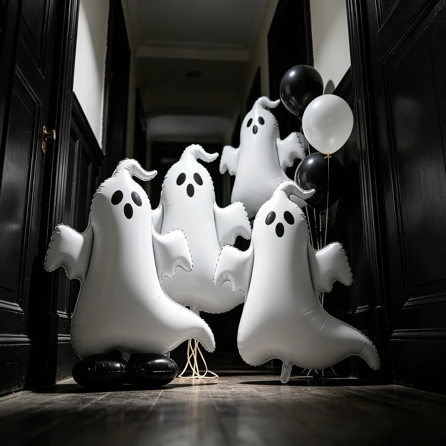 Halloween Party Foil Balloon Set Trick Treating Haunted House Decoration Community Parties Family Gatherings Carnival Night