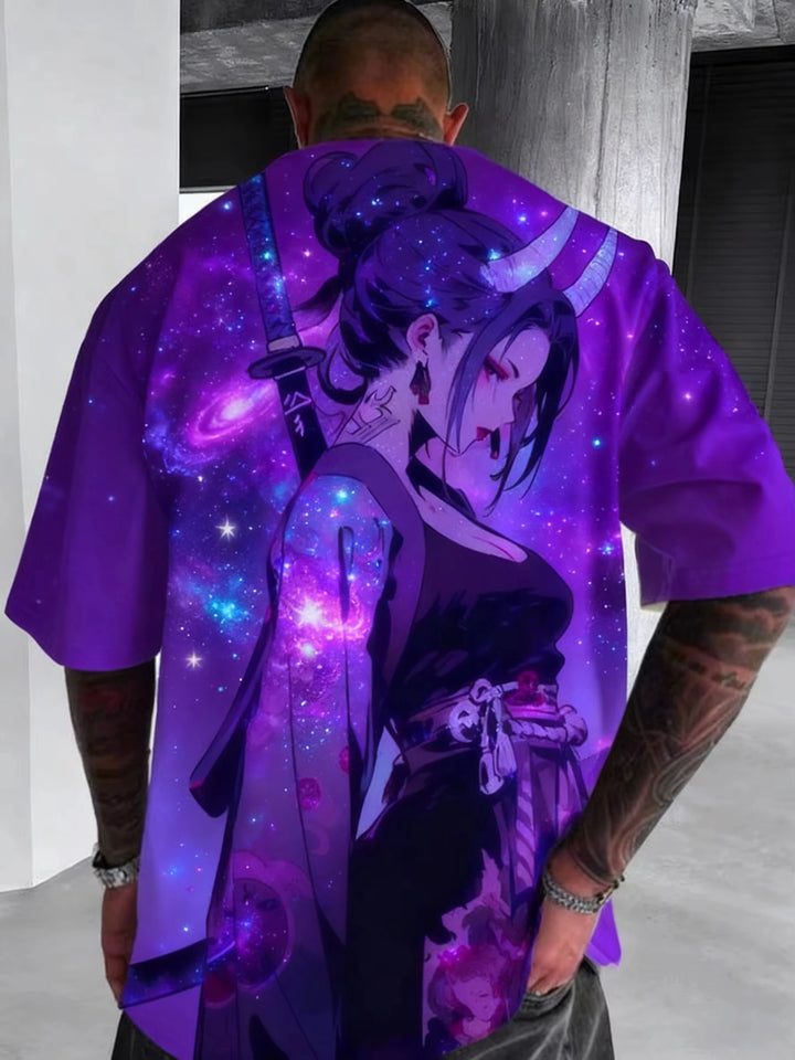 3D Print Japanese Anime Girl T-Shirt