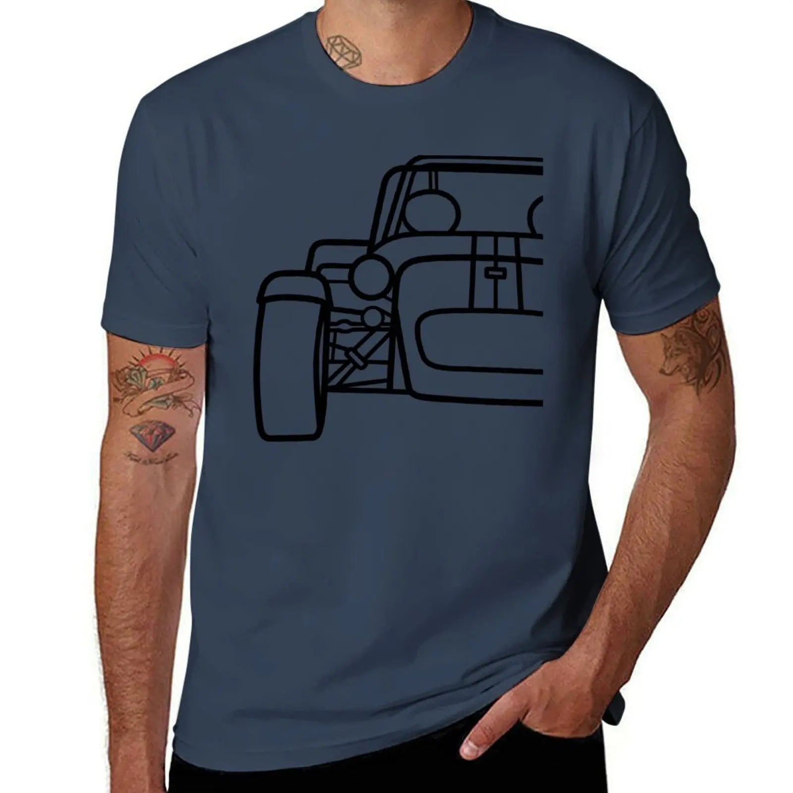 T-Shirt tshirt anime shirts man funny Caterham Super7 t