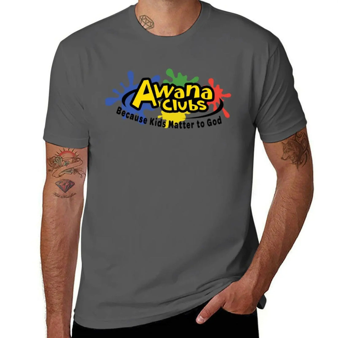 awana club T-Shirt graphic t shirts for man anime t shirts for man T-Shirt