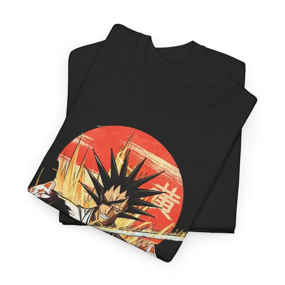 Bleach Anime T-shirt, Inspired Anime Kenpachi Zaraki T-shirt Black- Anime Gift
