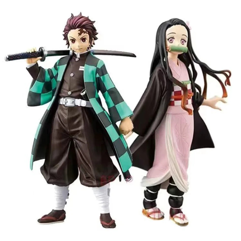 Demon Slayer Anime Character Figurine Model, Desktop Display Ornament, Premium Collectible Gift for Anime Enthusiasts