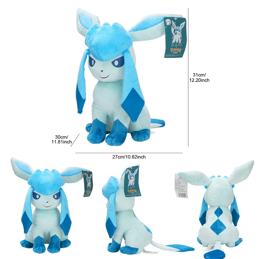 POKEMON Original Big Size Eevee Umbreon Sylveon Leafeon Espeon Glaceon Plush Toy Anime Stuff Doll Collection Kawaii Gift for Kid