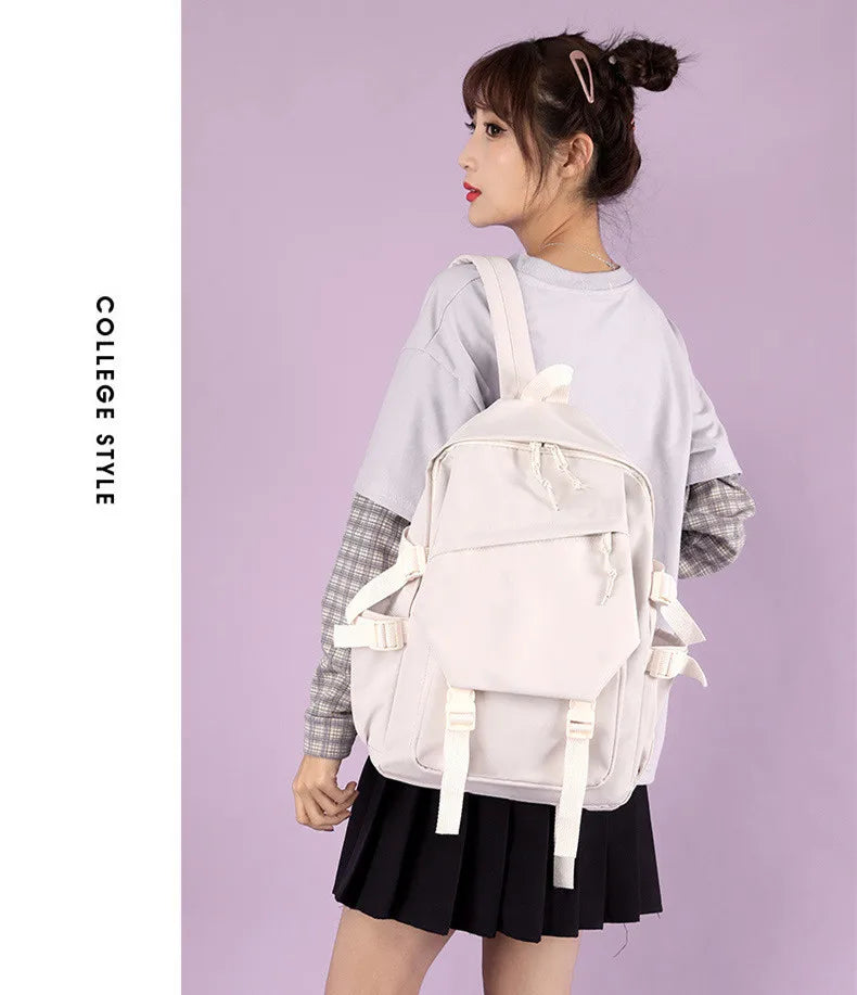 Arknights Backpack with Pain Pack Badge Set Anime Bag Teenagers Schoolbag Students Book Travel Bag Girl Boy Cosplay