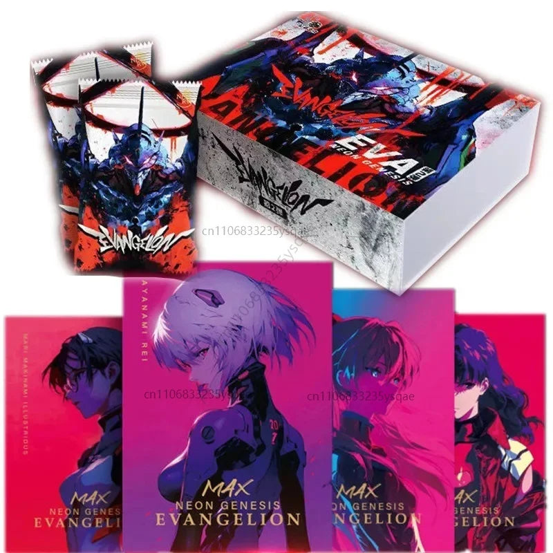 Neon Genesis Evangelion Card Asuka Langley Soryu Ayanami Rei Ikari Shinji EVA Mech Style Special Collection Anime Cards Toy Gift