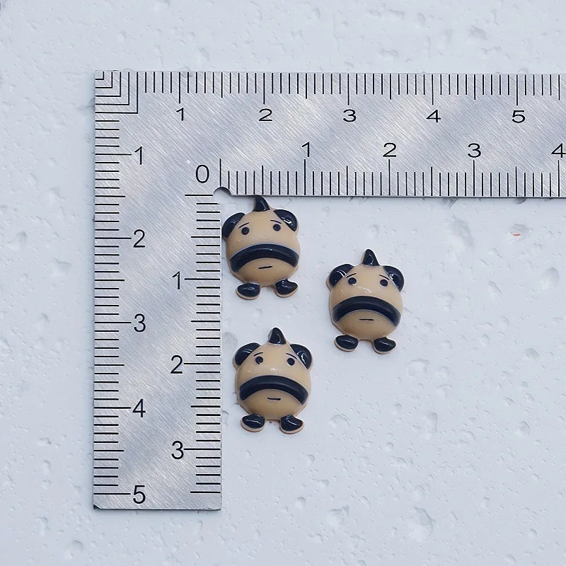 20Pcs Resin Mini tamagotchi gogo Nail charm Art Flatback acrylic Figurines DIY Miniatures Decor Craft