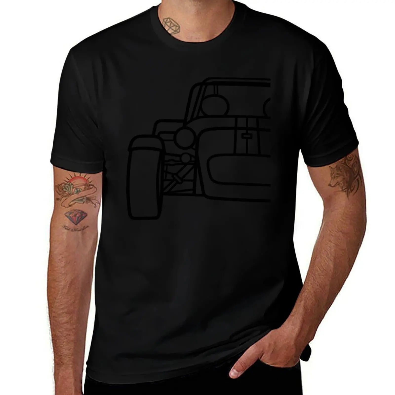 T-Shirt tshirt anime shirts man funny Caterham Super7 t