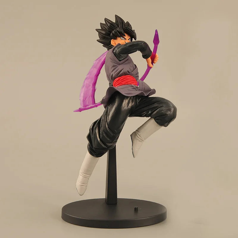 22cm Anime Dragon Ball Z Action Figure Black Son Goku Zamasu Take Sickle Fighting Doll PVC Collectible Model Toy Kid Gift