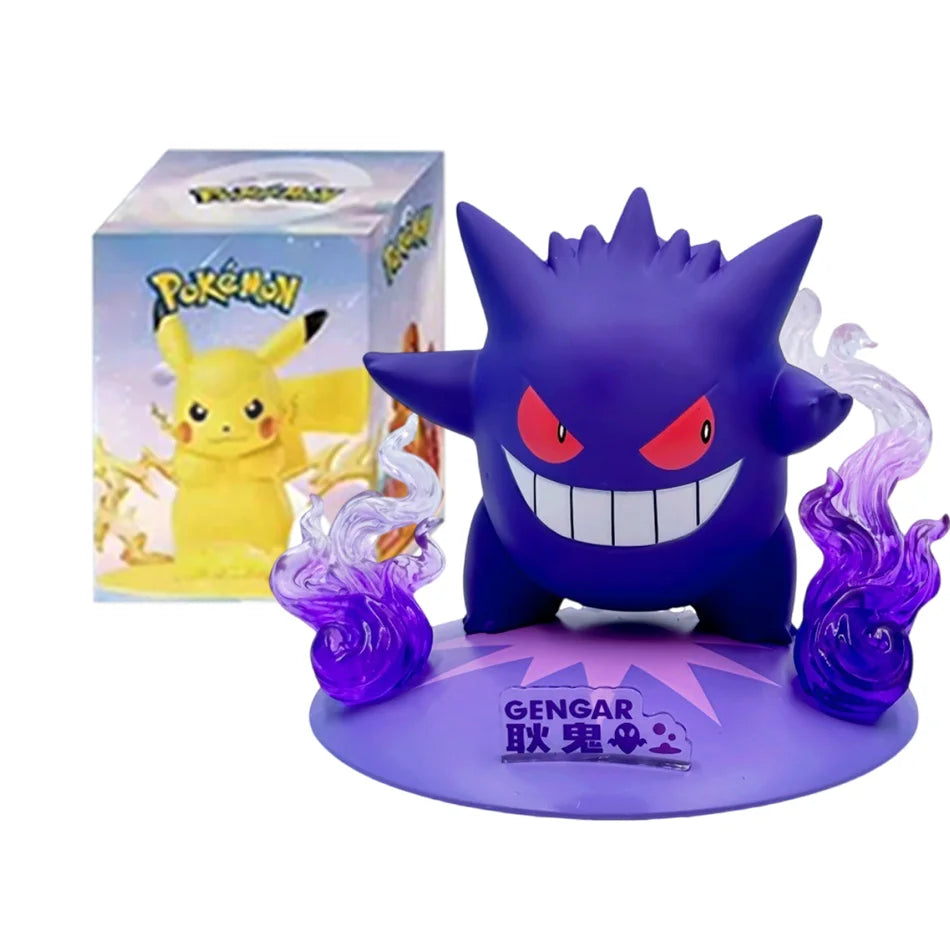 12 style Pok é mon Action Dolls Pikachu Blind Box Anime Models Desktop Decorations Pok é mon Toys Children's Birthday Gifts