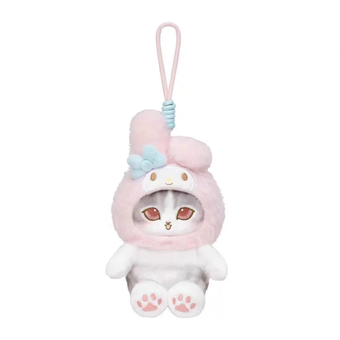 Mofusand Cos Series Plush Keychain Cute Cat Plushie Bag Pendant Soft Stuff Accessories For Birthday Gift