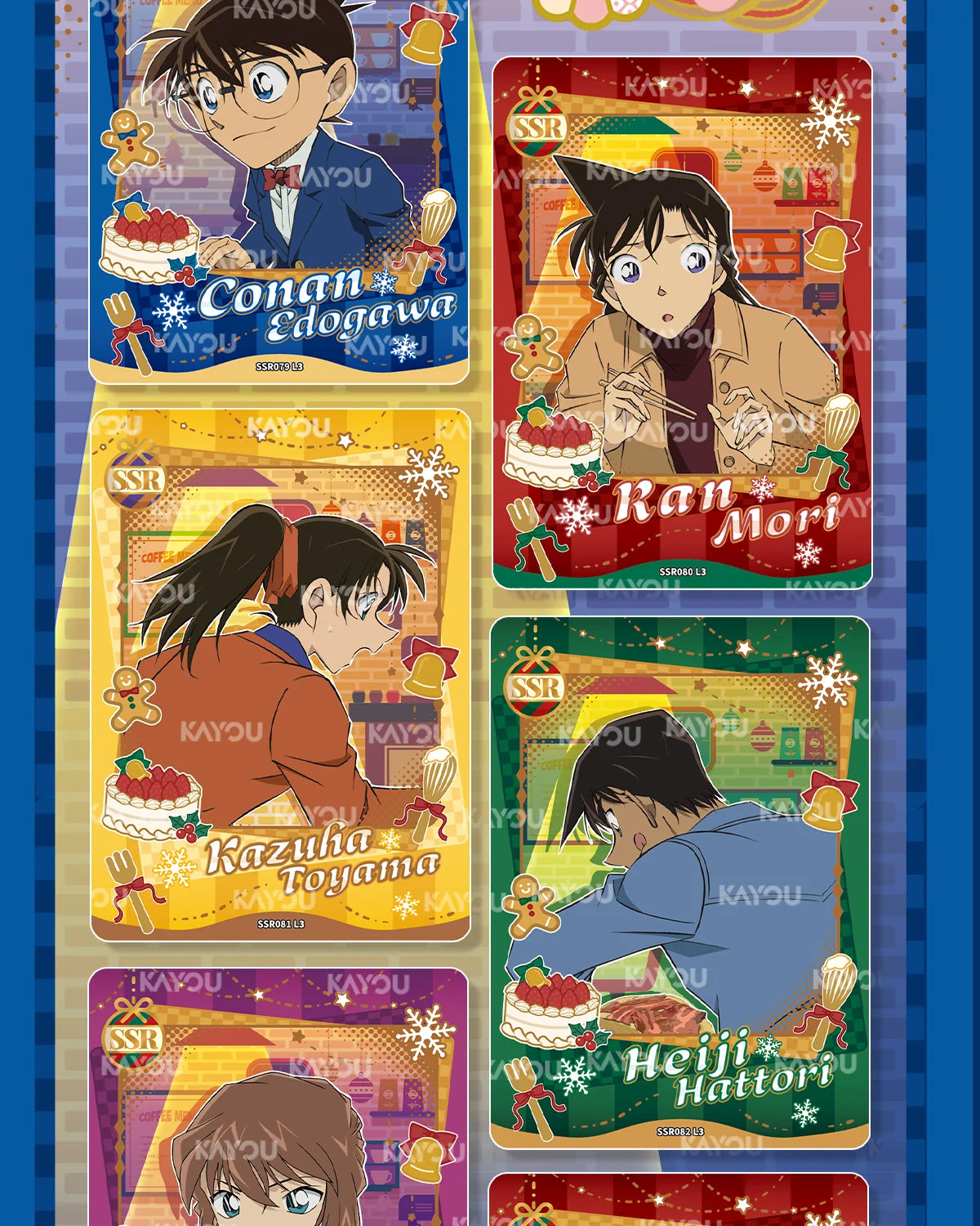 Kayou Detective Conan Collectible Trading Cards Official Authentic Insight Pack Volume 7 Anime Merchandise For Collection Hobby