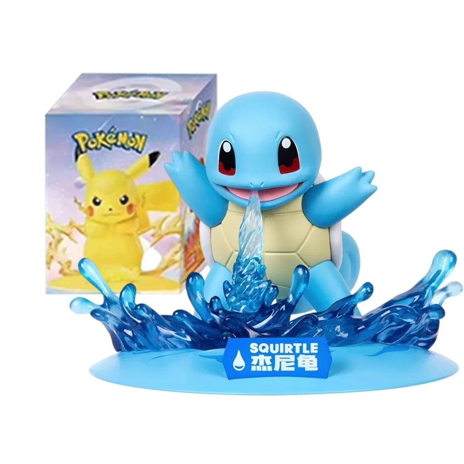 12 style Pok é mon Action Dolls Pikachu Blind Box Anime Models Desktop Decorations Pok é mon Toys Children's Birthday Gifts