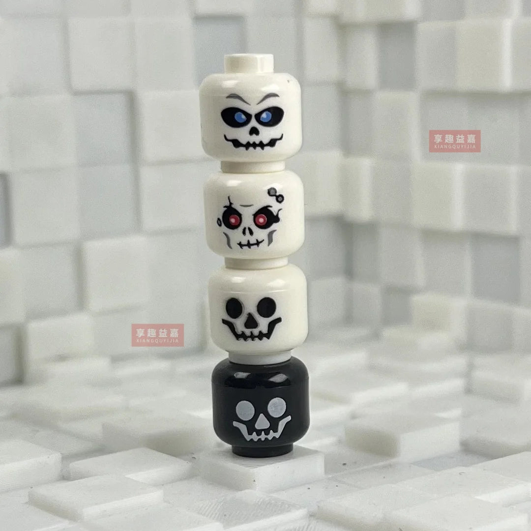 Halloween Skeleton Army Mini Doll MOC Building Blocks DIY Assembled Building Blocks Character Doll Skeleton Horse Ornaments Toy