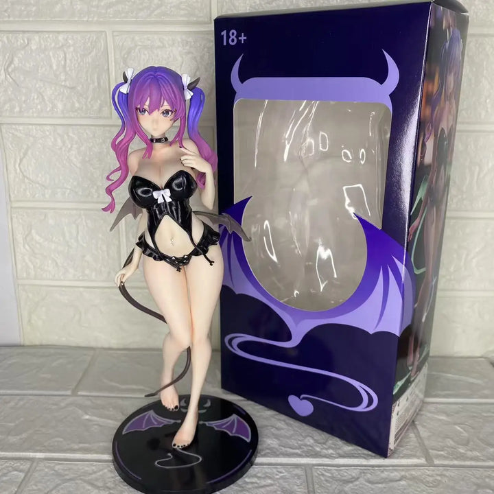 2D Anime Girl Glowing Little Imp PC Case Ornament Model Figurine Exquisite Christmas Gift for Boys