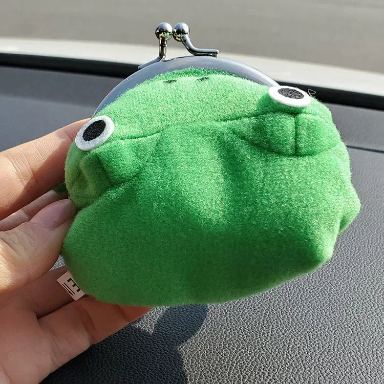 Anime Frog Wallet Coin Purse Key Chain Cute Novelty Adorable Cartoon Cosplay Figure Bag Accessories Gifts