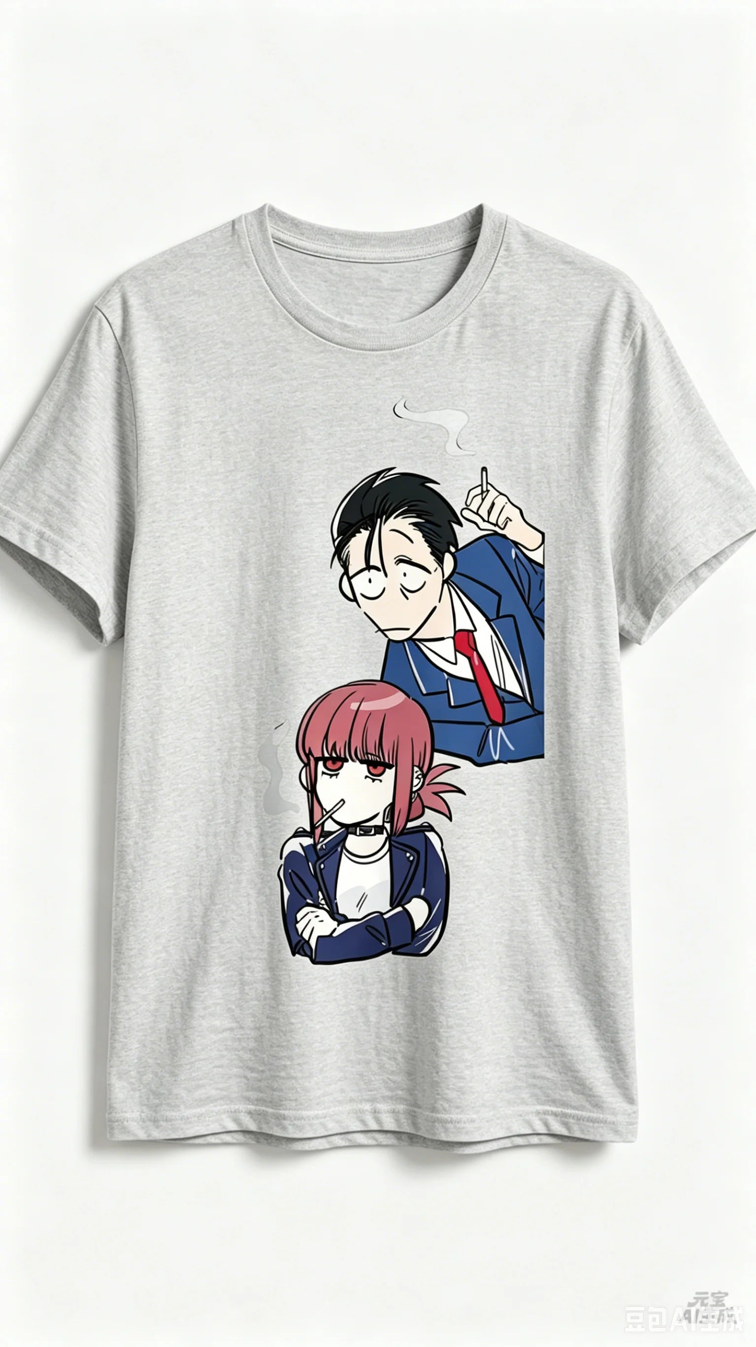 A T-shirt for Sasaki and Yamada, Who Smoke At The Back Door of A Supermarket. Unisex Popular Anime Lovers Gift 2026 Summer