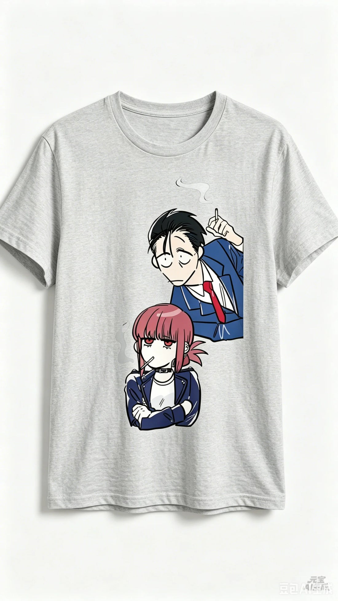 A T-shirt for Sasaki and Yamada, Who Smoke At The Back Door of A Supermarket. Unisex Popular Anime Lovers Gift 2026 Summer