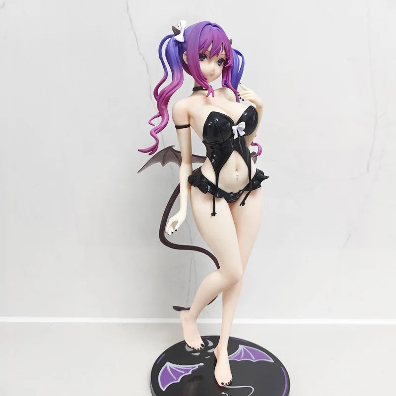 2D Anime Girl Glowing Little Imp PC Case Ornament Model Figurine Exquisite Christmas Gift for Boys
